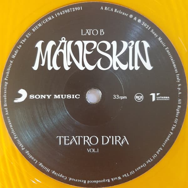 вінілова платівка lp maneskin: teatro d'ira vol. i (orange vinyl)_d5324552-6dc1-4ad1-9503-54b3b2a83cf7_image-1757188150765