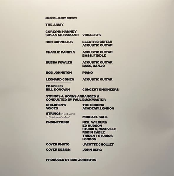 вінілова платівка lp leonard cohen: songs of love and hate - white opaque vinyl_657f734f-71e6-4059-8398-8c40534a2ec4_image-1757188152466