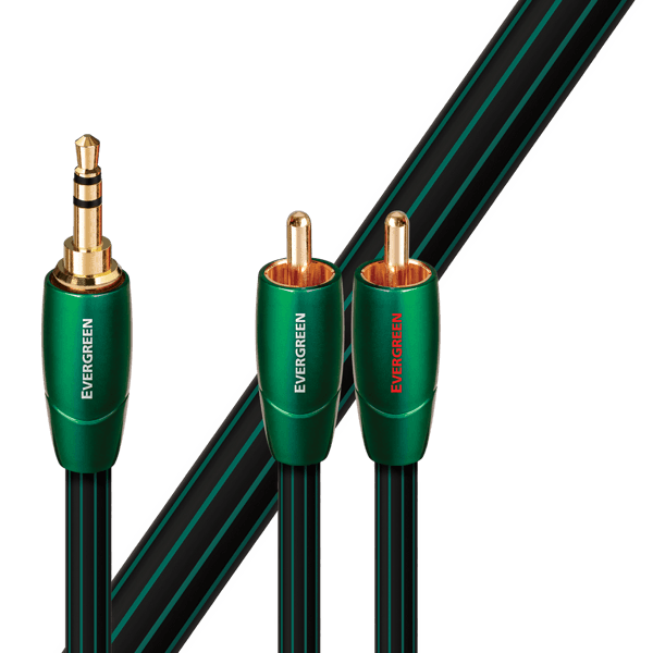 кабель міжблочний evergreen 3.5mm > rca 5,0m