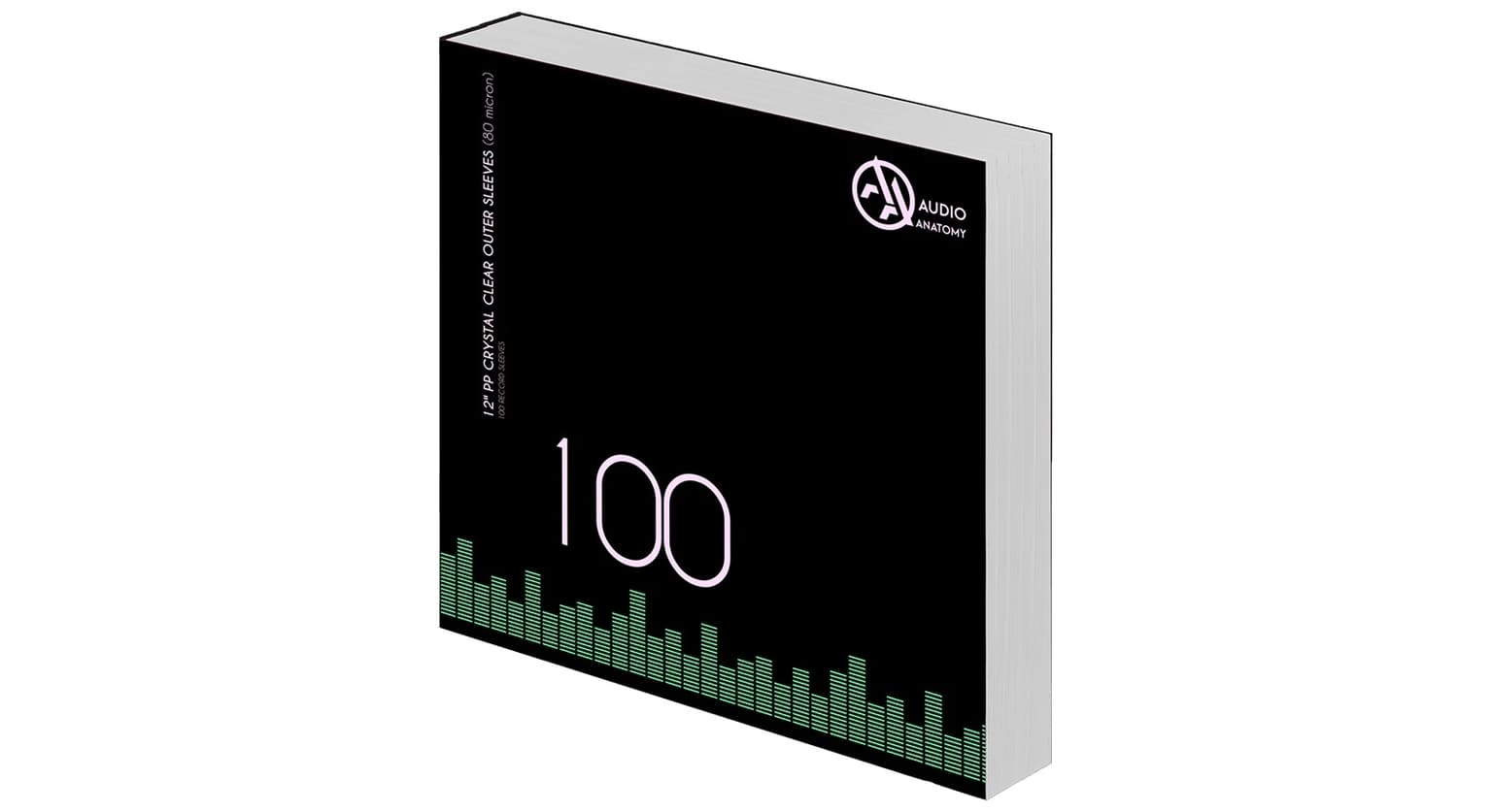 зовнішні конверти платівок 100 х 12" pp crystal clear outer sleeves (80 micron)