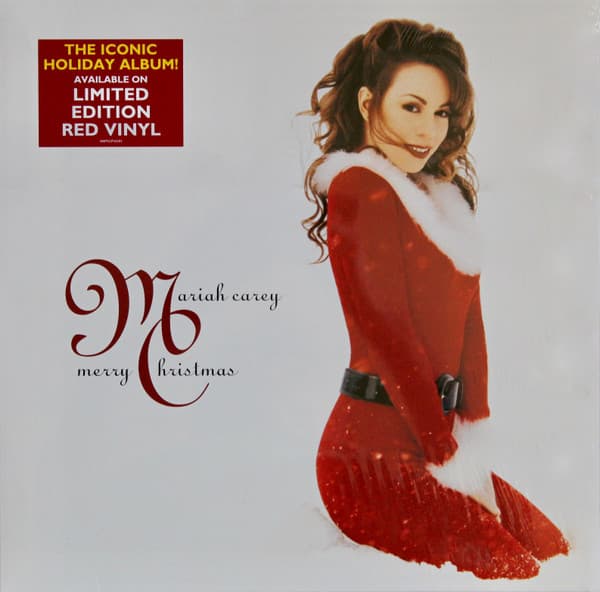 lp mariah carey: merry christmas - red vinyl