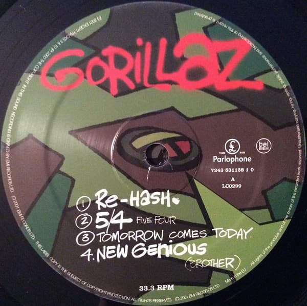 вінілова платівка lp2 gorillaz: gorillaz_4c8275ed-f1d8-4b59-89d9-5ce76dad211b_image-1757188157825