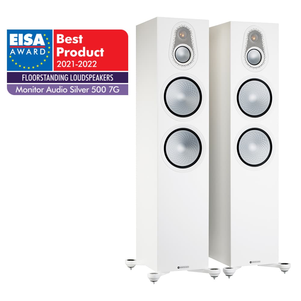 акустична система silver 500 (7g) satin white