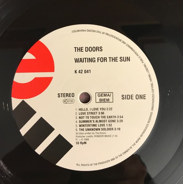 lp the doors: waiting for the sun (180 gramm)_e9ebd36a-e2b5-4899-97d7-455d2f48732a_image-1757188153674