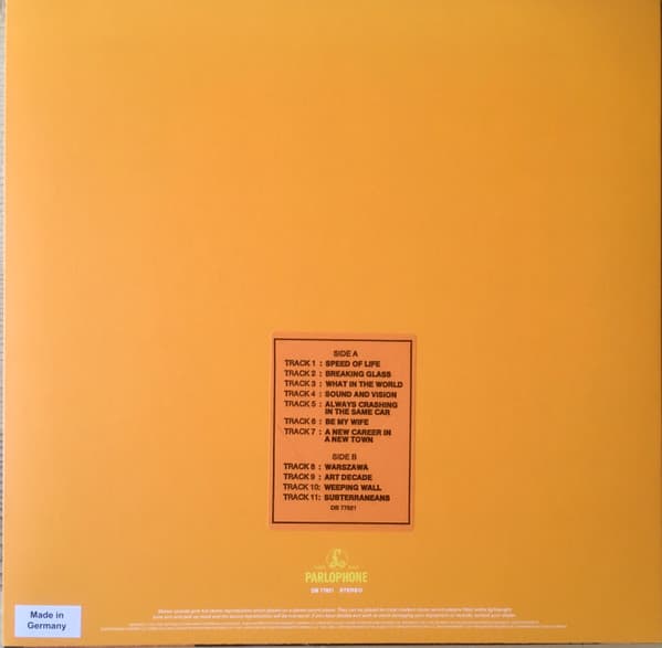 вінілова платівка lp david bowie: low (orange vinyl album)_2e88729a-eb1d-4c42-962a-f6c36f4983c5_image-1757188150285